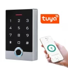 Tsina Tuya WIFI metal frame 125Khz/13.56Mhz RFID smart single door access control keypad na may IP68 waterproof function Manufacturer