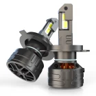 Çin H4 LED Projector Mini Lens Auto H4 LED Headlight Bulb Kit Conversion High Beam Low Beam 6000LM 6000K High Power Car Light Lamp - COPY - 2nfrwv üretici firma
