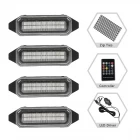China Universal Upgrade 3/4pcs RGB Grille Light Front Grill LED Car Day Running Light FOR 2019-2022 RAV4 Tacoma manufacturer
