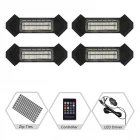China 4PCS RGB Grill LED Light APP Remote Control For Tacoma 2016-2019 Front Grille Colorful LED Light Trim Grill Car Accessories manufacturer
