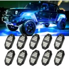 Cina 5 Sides LED Rock Lights 8 Pods Multicolor Underglow Lights for Trucks with App Control Flashing Music Mode RGB Rock Lights for Boat SUV Car Accessories - COPY - lf3jlu produttore