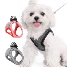China Breathable comfortable sponge super light adjustable custom dog chest harness set manufacturer