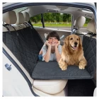 China Sturdy Backseat Dog Hammock Large Space Dog Car Seat Cover Hard Bottom Back Seat Extender for Dogs manufacturer