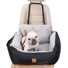 China 2 in 1 Booster Seats Dog Bed for Car Safety Travel Hammock with Pockets Pet Dog Car Seat Cover for Front Seat manufacturer