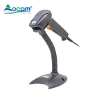 China Bi-Directional Scan 32 bit CPU 260 Scan/s High Level Auto Sense Handheld Barcode Scanner With Stand manufacturer
