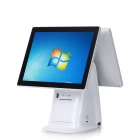 China POS-G156 15,6 inch windows restaurant alles in één pos-systeem touchscreen android pos-machine met printer fabrikant