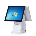 China POS-G156 15,6 inch alles-in-één pos-machine touchscreen windows android tablet POS met drukker fabrikant