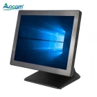 China Reliable 15.1 Touch Screen POS Machine with Metal Housing and Stand J1900 dual screen pos manufacturer