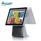 China all in one touch screen POS Machine with Printer cash machine I3 I5 processor windows android POS manufacturer