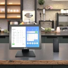 China OCOM POS-1513 15 Zoll Metallstand Touchscreen Pos Solutions Registrierkasse für Supermarkt Hersteller