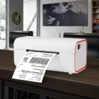 China Impressora térmica direta de etiquetas de código de barras de cor preta branca com interface WiFi para uso em entrega fabricante