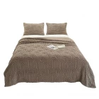 China Taff Velvet Blanket Flannel blanket manufacturer