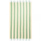 Chine Serviette de plage turque en coton avec couverture de plage à motif rayé à glands fabricant