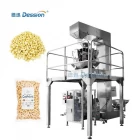 Chine Machine d'emballage automatique multifonctionnelle pour noix de cajou, chips, pop-corn, machine d'emballage automatique pour snacks, fabricant chinois fabricant