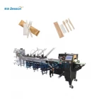 China Automatic wet tissue napkin fork spoon cutlery packing machine manufacturer manufacturer