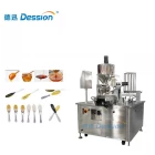 Chine Machine de remplissage de cuillère à miel liquide entièrement automatique - 2000 packs / heure de remplissage à grande vitesse et de scellage fabricant