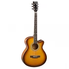 China OEM Gitarren Suppiler für akustische Gitarre ZA-L401VS Hersteller