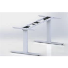 China height adjustable desk from Conset this sit stand desk is electric manufacturer