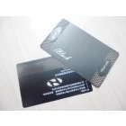 Κίνα Μαύρο ανοξείδωτο χάλυβα μέταλλο επαγγελματικές κάρτες κατασκευαστής