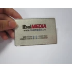 China Matt Custom Metal Business Card manufacturer