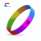 China NFC Bracelet Sharing Social Media NFC Ultra-thin Silicone Wristband Custom Wholesaler manufacturer