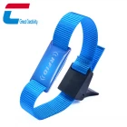 China Custom Nylon Wristbands With RFID Epoxy Tag manufacturer
