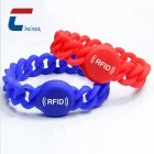China bracelete do RFID do silicone do OEM fabricante