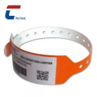 China one-off rfid paper thermal wristbands for hospital manufacturer