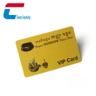 China Cartão de sócio plástico do VIP para o restaurante fabricante
