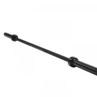 China 2.01 meter competition black zinc alloy steel weightlifting barbell bar with 8 bearing manufacturer
