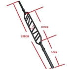 China 2.08m Multi Grip Tricep Bar Barbell Bar Supplier manufacturer