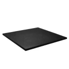 porcelana Black Recycled Rubber Floor Tiles Mats China Manufacturer Gym Rubber Flooring Mats rubber mat fabricante