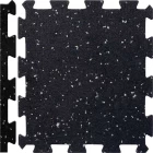 China Black Recycled Rubber Floor Tiles Mats High Quality Gym Rubber Flooring Mats Interlock rubber mat Hersteller