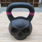 الصين Black powder coated kettlebell fitness training monster kettlebell from China factory الصانع