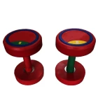 China China Cheap Round Head PU Dumbbell Set For Sale Supplier manufacturer