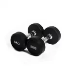 China China Rubber Round Head Dumbbell Sets Supplier manufacturer