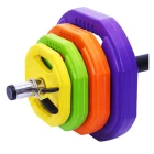 الصين Factory direct sale aerobic body pump set weight lifting barbell set الصانع