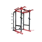 الصين Factory manufacturer fitness gym outside steel rigs power racks squat racks الصانع