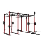 China Functionele Multi-Grip Vrijstaand Rigs Power Rack Met Lat / Row And Cable Crossover Trek Rig En Rack System Fitness CF fabrikant