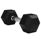 Chine OEM Factory Price Gym Equipment Weight Lifting Rubber Coated Hex Dumbbell fabricant