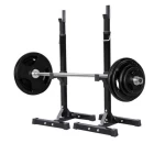 China Portable Rack for Home Gym Exercise Fitness Workout Training Adjustable Standard Solid Sturdy Steel Squat Stands manufacturer