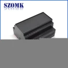 China SZOMK populair product din rail plc aansluitdoos AK-DR-04C 107 * 87 * 59 mm fabrikant