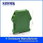 China 114 * 95 * 23mm Material ABS Caixa de controle de caixa de plástico DIN Rail para dispositivo eletrônico / AK-DR-37 fabricante