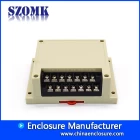 China Hot selling  PLC plastic din rail enclosure with terminal block from SZOMK AK-P-02A 115*90*40mm manufacturer