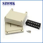 중국 115 * 90 * 40mm SZOMK 전자 제품 Din 레일 박스 플라스틱 인클로저 / AK-P-02a 제조업체