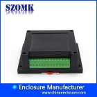China High quality customizable din rail plastic encolsure with terminal block  AK-P-03a  115*90*40mm manufacturer