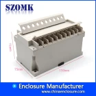 China 132*75*71mm ShenZhen Electronic PLC Din Rail Project Box SZOMK Plastic PCB Enclosure/AK-DR-45 manufacturer