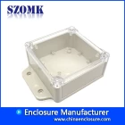 China 168*120*56mm IP68 Transparent Cover Waterproof Plastic Enclosure Wall Mounting Enclosure Junction Housing With High Quality/AK10011-A2 manufacturer