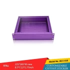 中国 19 inch rack plate 1u 19 inch rack enclosure instrument box mount enclosure 制造商
