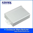 China 26.5 * 76 * 100mm sliver cor Caixas para circuitos eletrônicos caixa de caixas de alumínio extrudado AKC32 fabricante